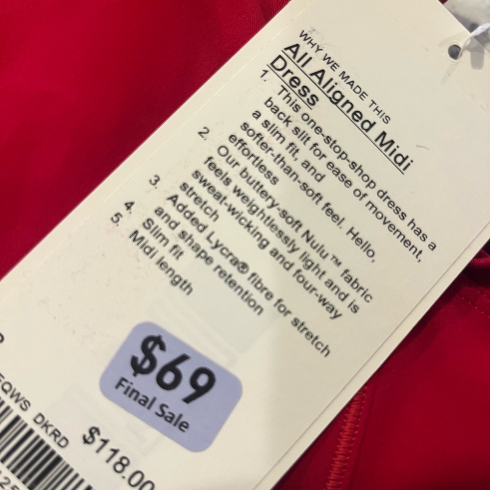 lululemon athletica red Maxi Dress - Picture 3 of 4